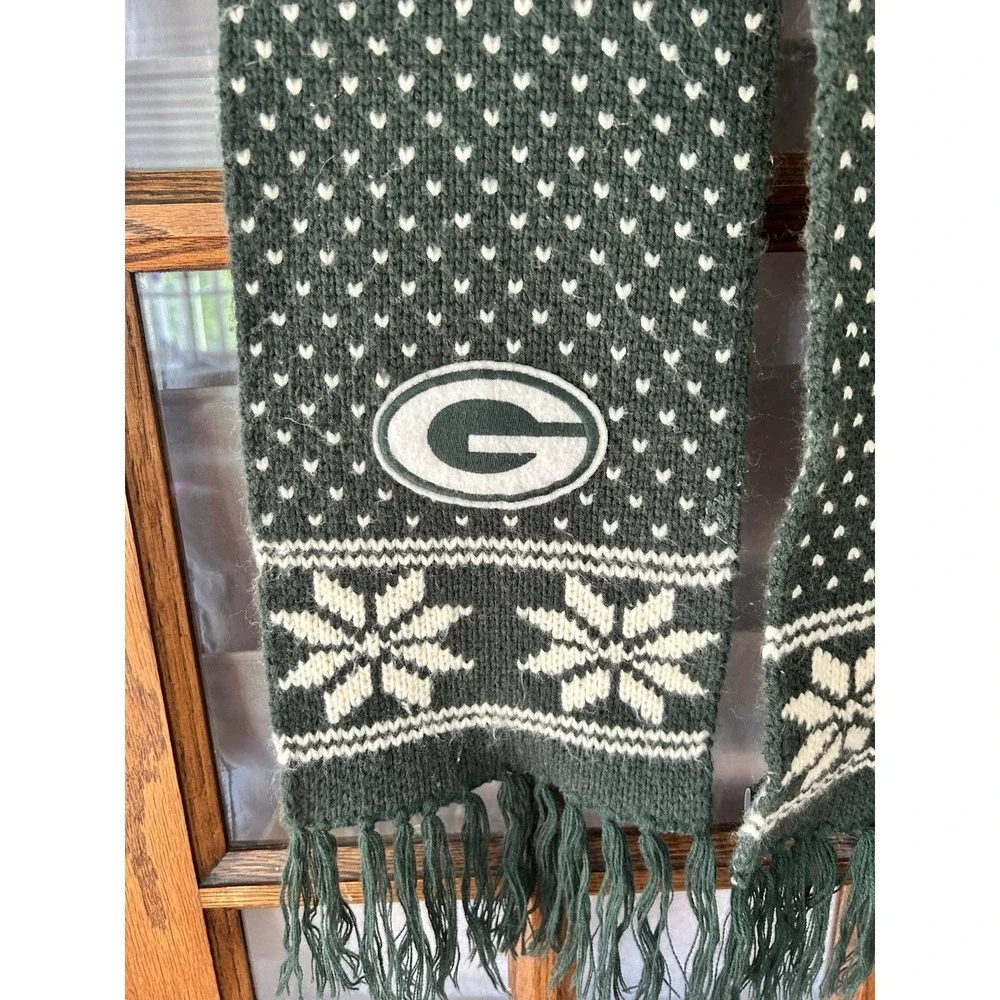 NFL Green Bay Packers Woven Fair Isle Infinity Scarf 47 Brand
